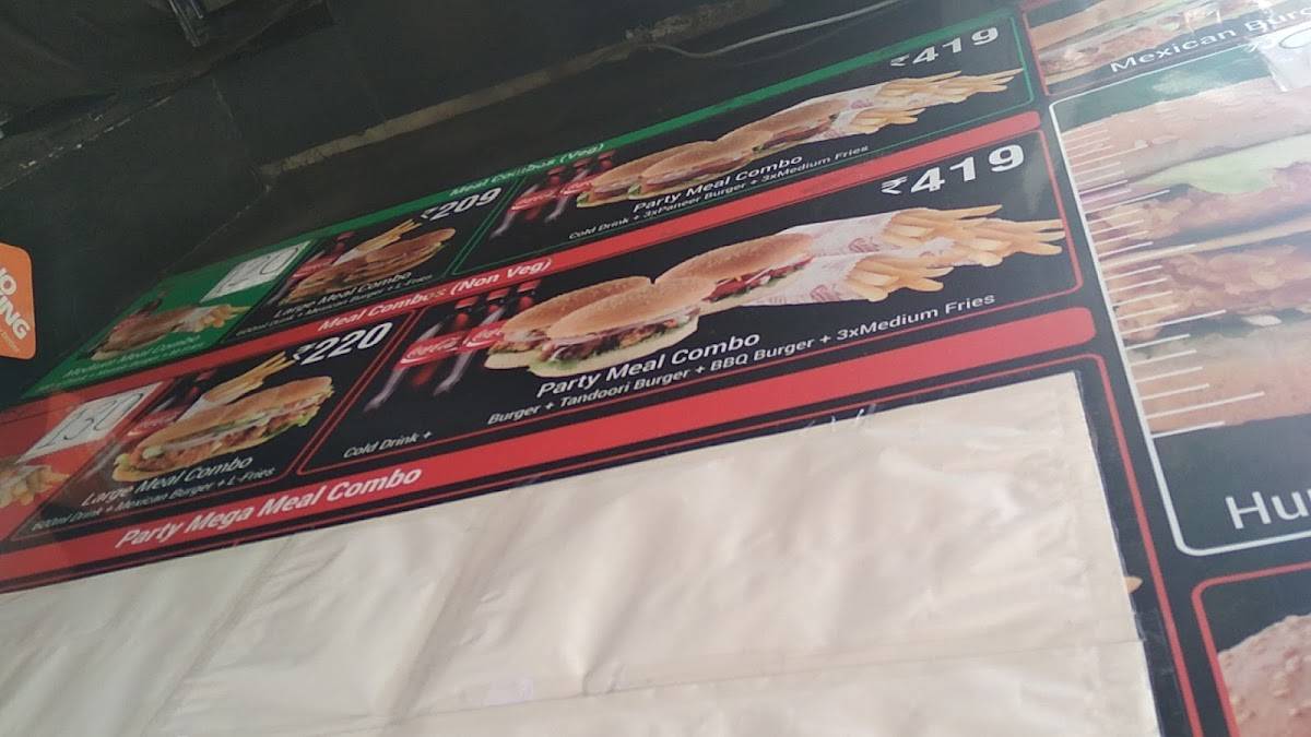 CHUNKIES menu