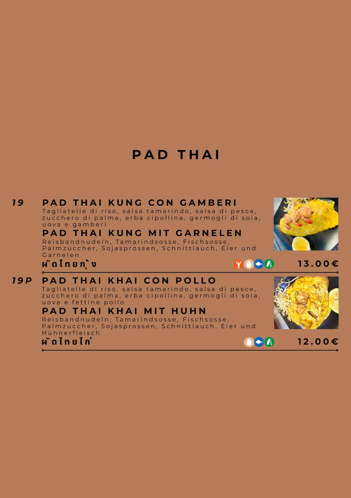 Menu di Café Bai Bua 