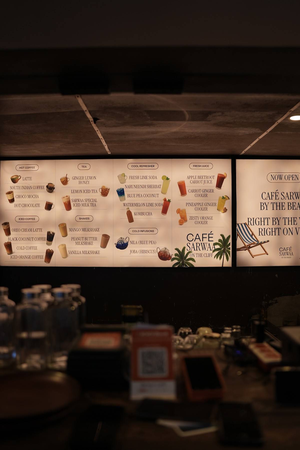 Cafe Sarwaa menu