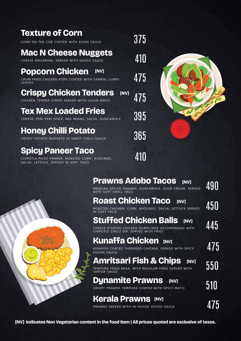 Cafe Trofima menu