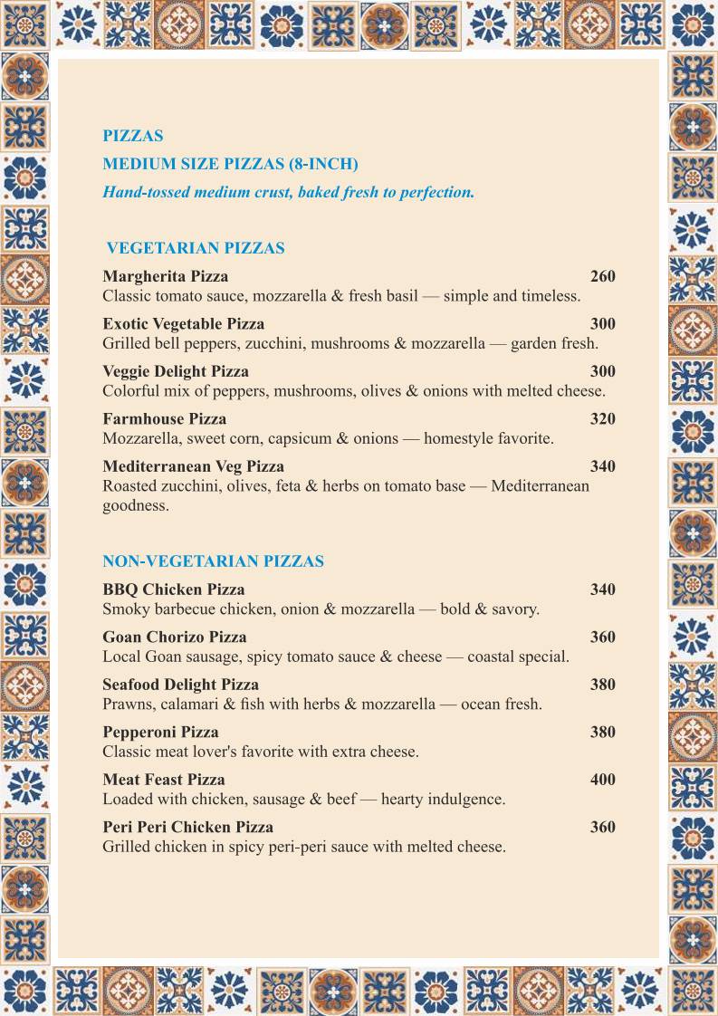 Casa Portuguesa Restaurante menu