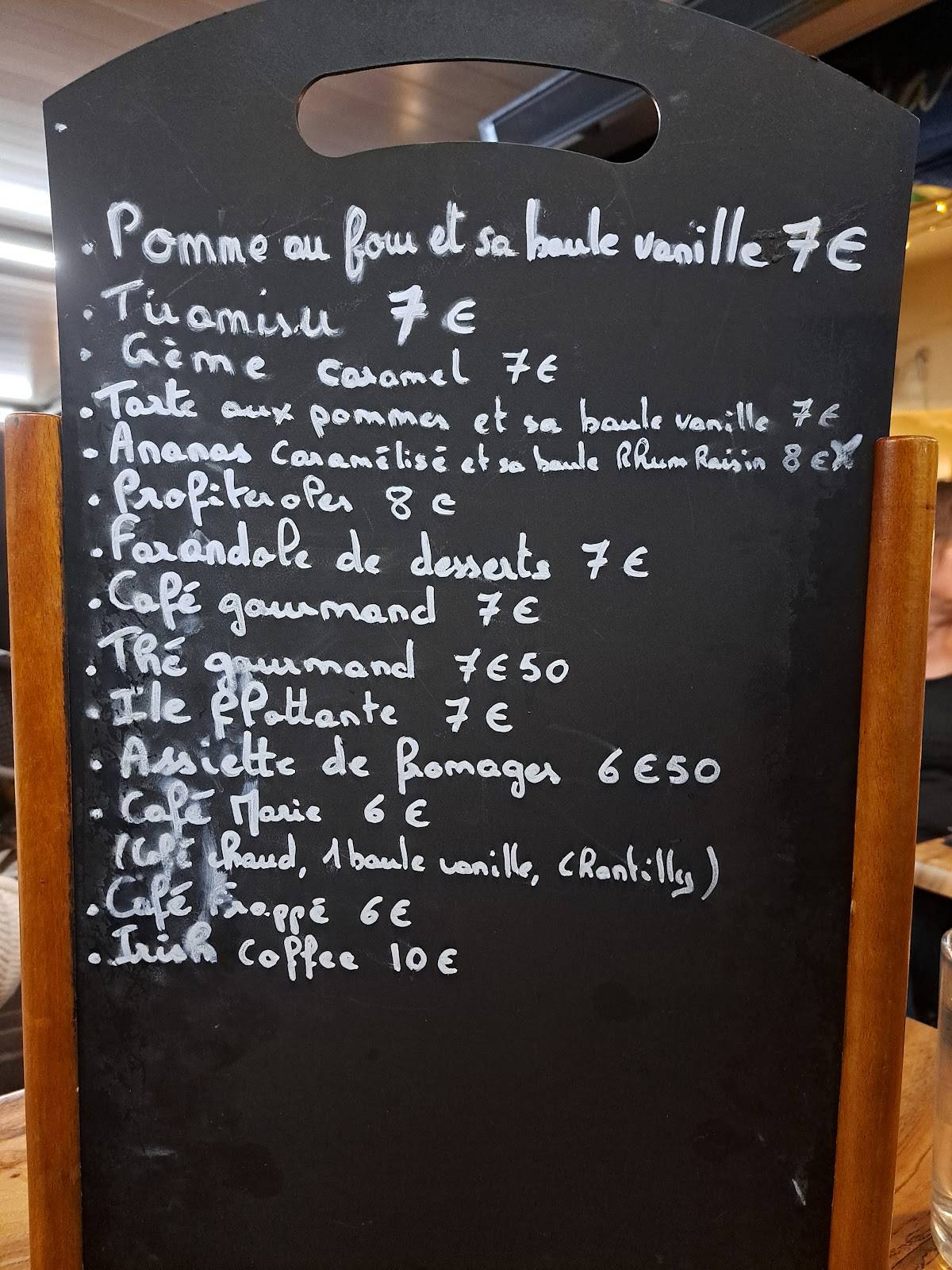 Menu de Chez François