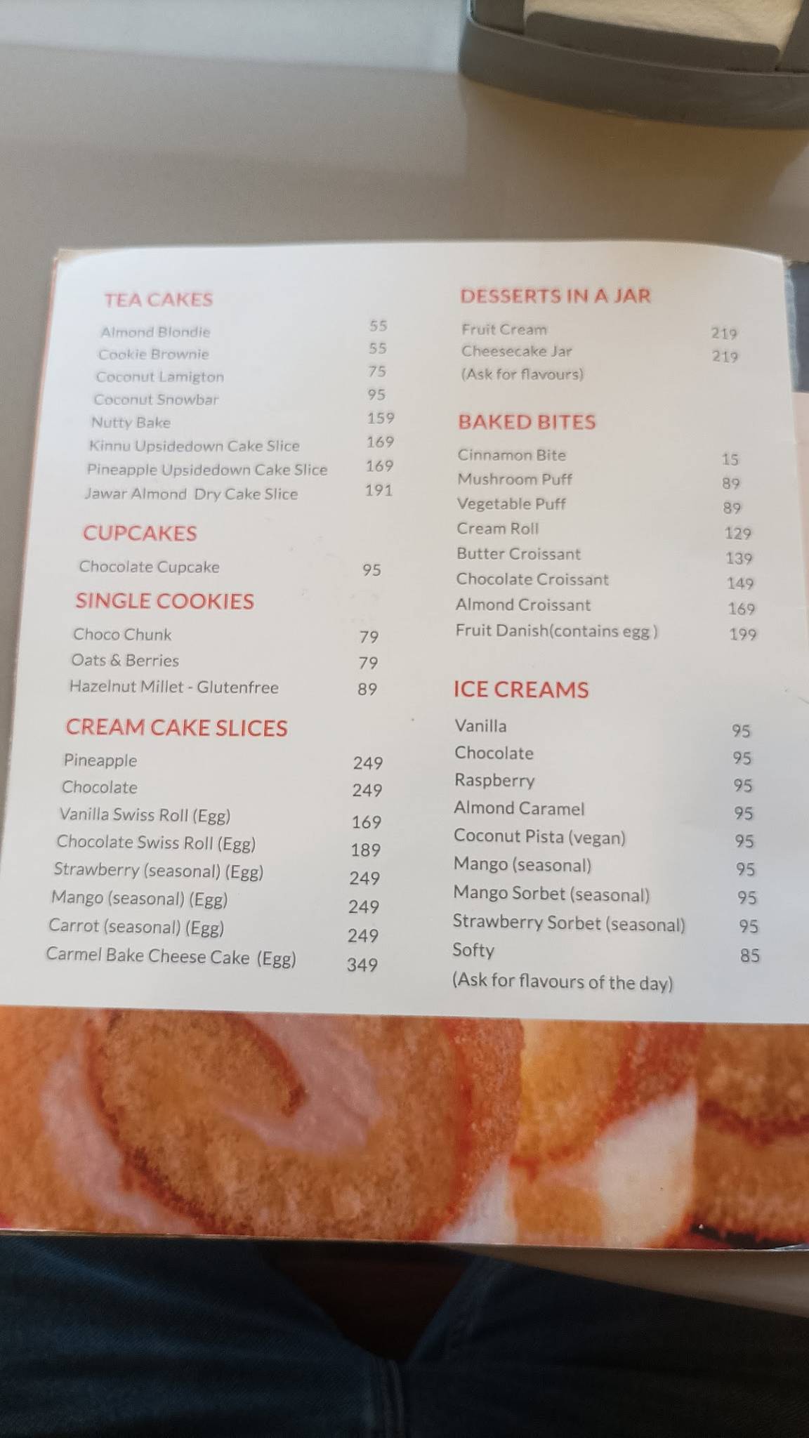 Chhota Banaras menu