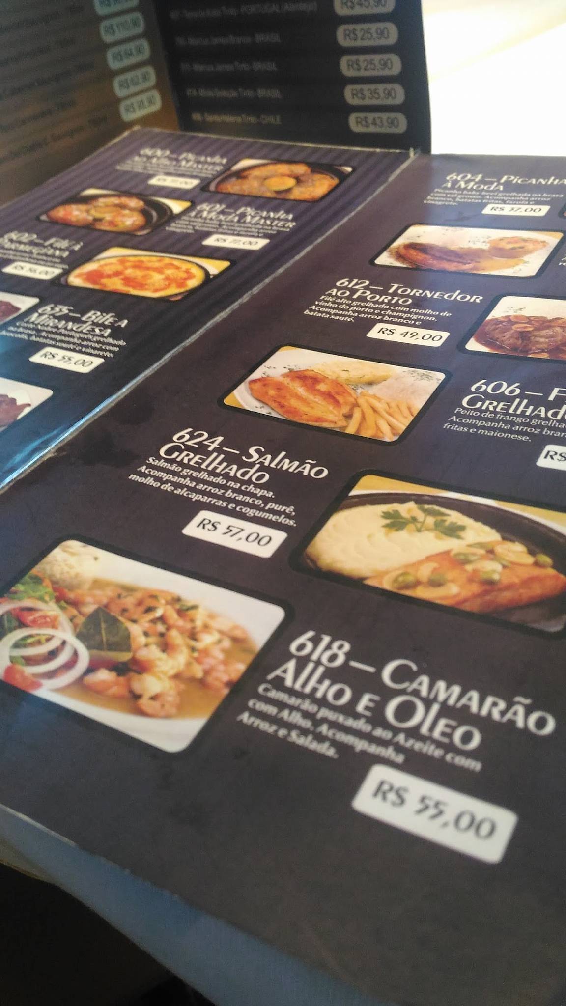 Churrascaria Tererê cardápio