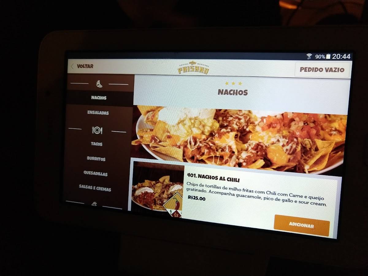 Paisano Cocina Mexicana cardápio