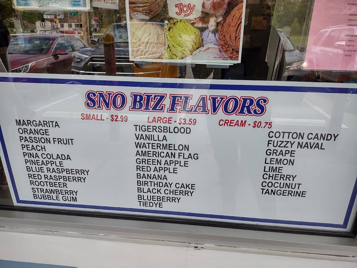 Menu at Dairy Creme Corner restaurant, Fairmont