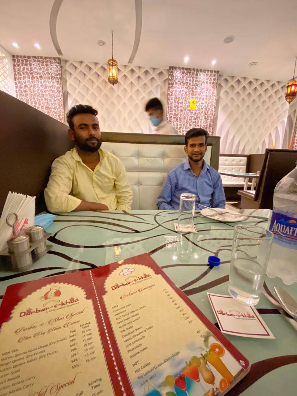 Darbar-E-Khas, A Boutique Hotel menu