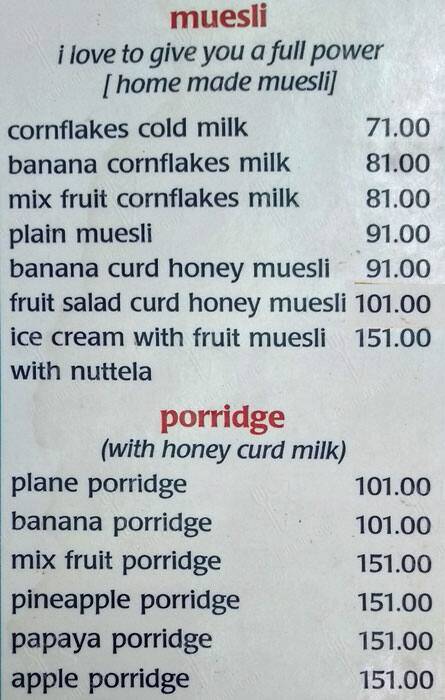 Doctor Alone Hostel & Cafe menu