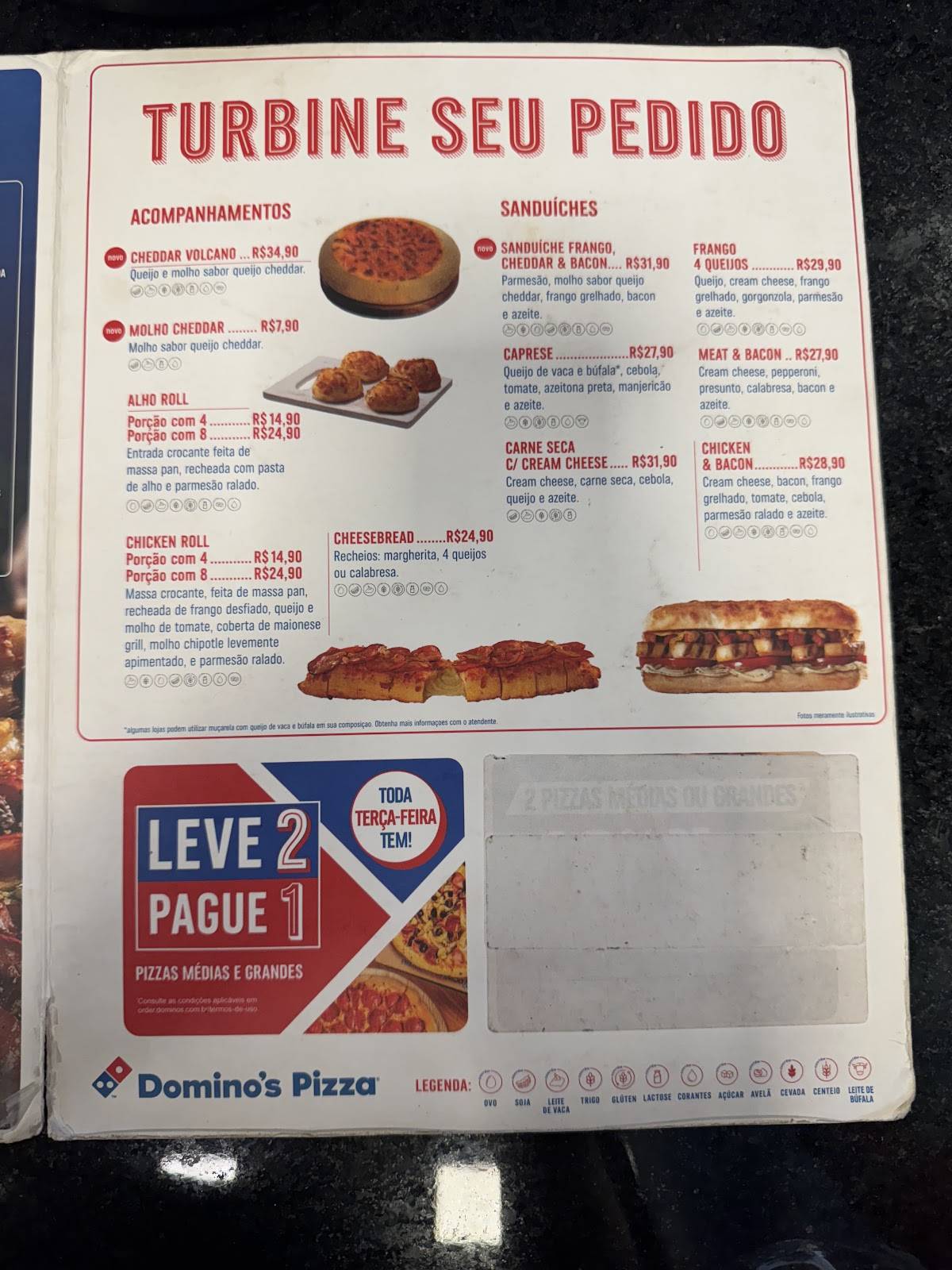 Domino's Pizza - Cabo Frio cardápio