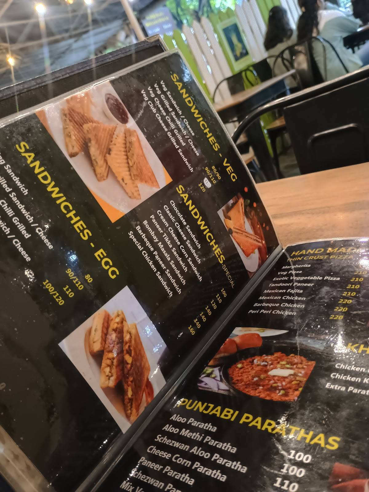 Durga Café menu