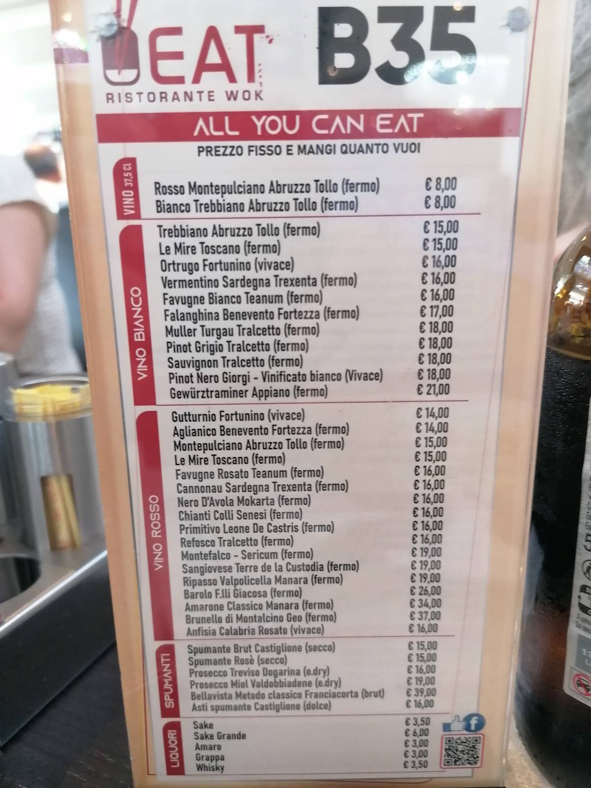 Menu di Eat Wok 
