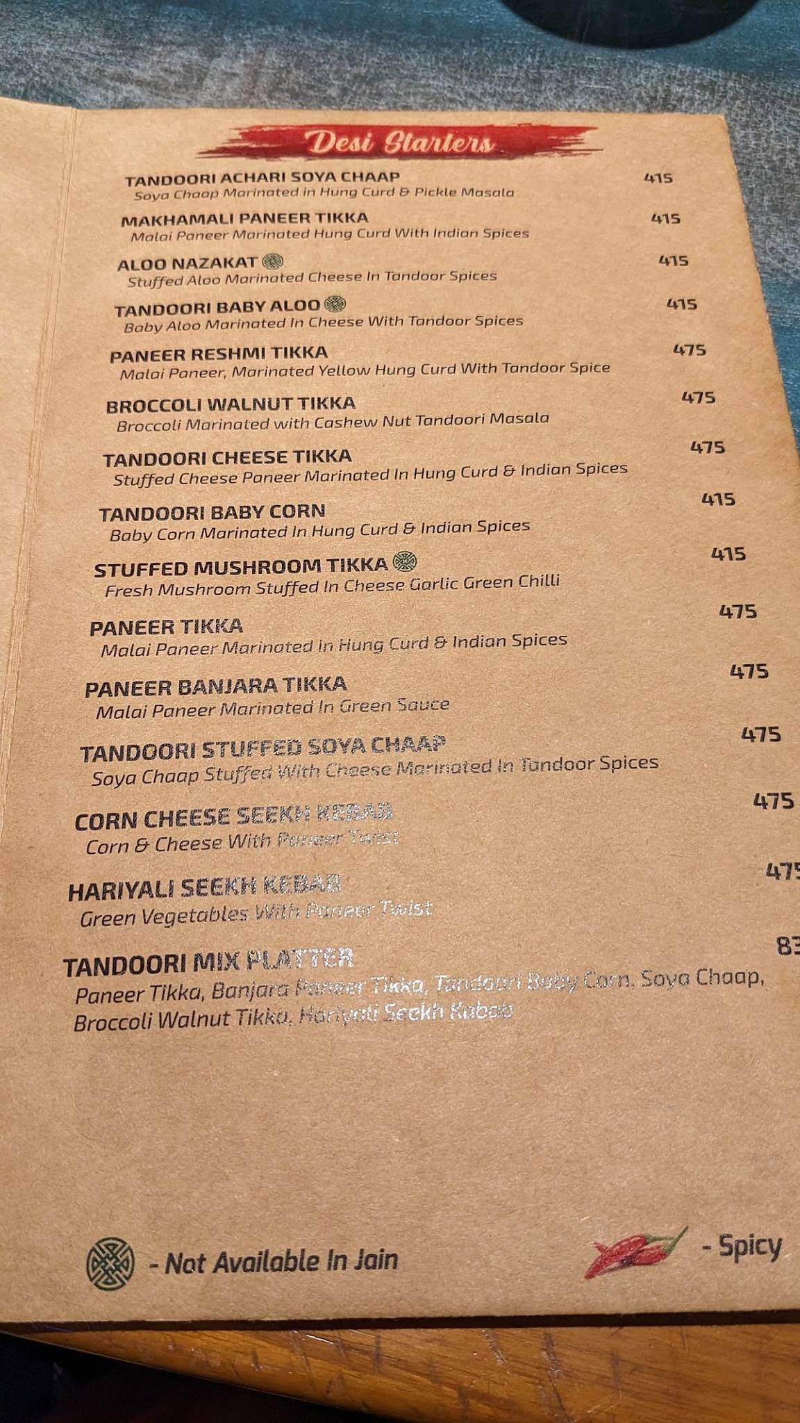 FISCO HUB RESTOBAR menu