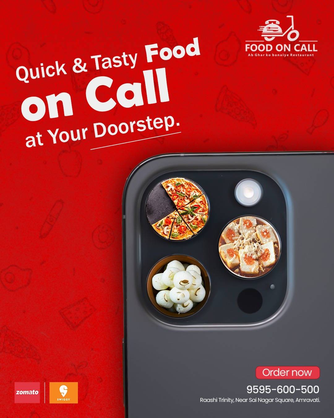 FOOD ON CALL Restaurant (Best Veg Restaurant) menu