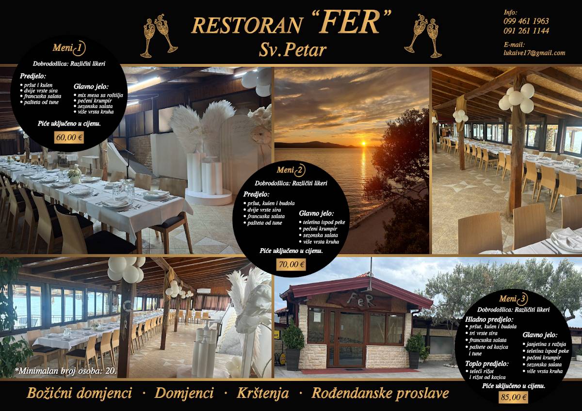 Menu di Restaurant Fer 