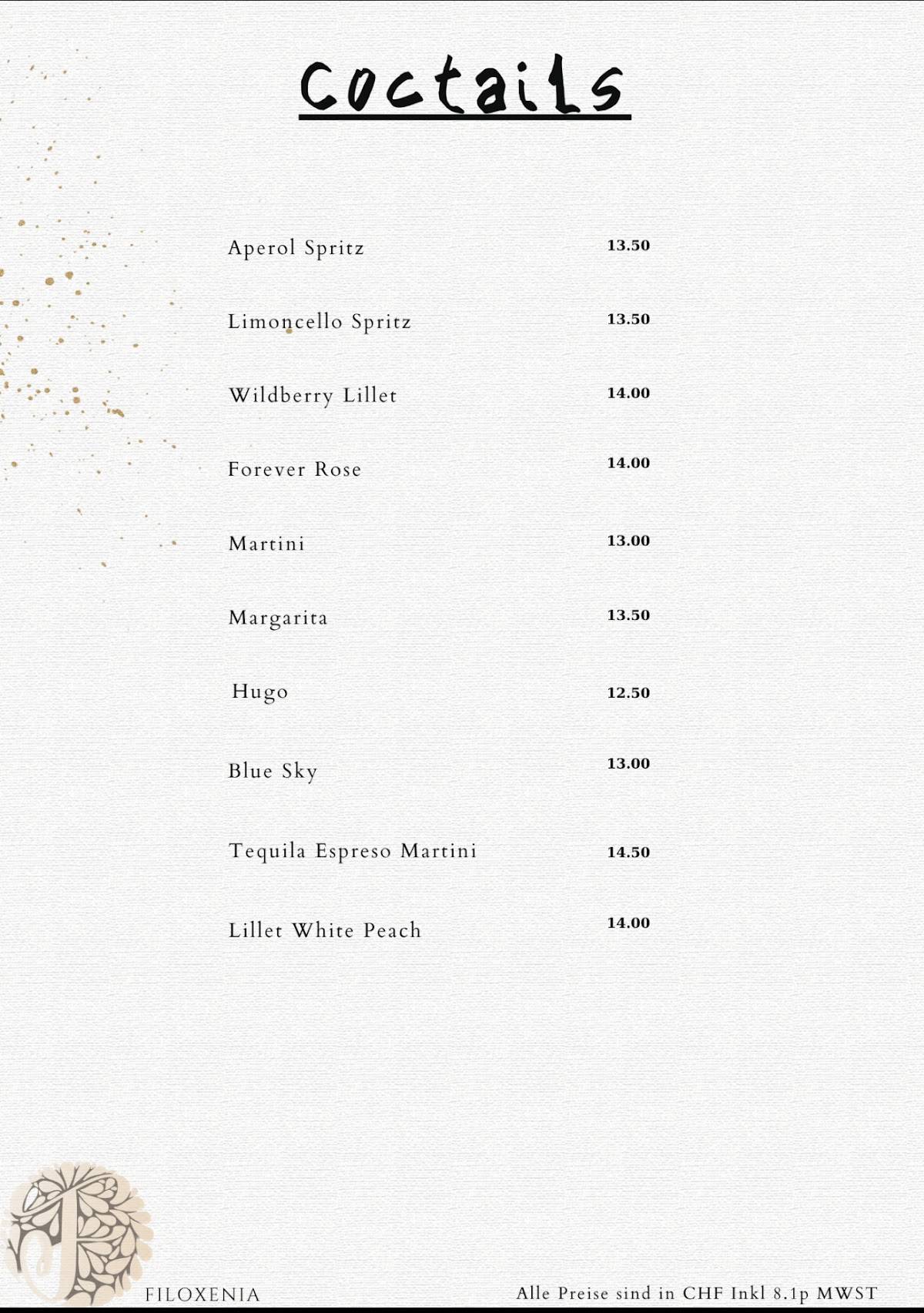 Menu di Rest 