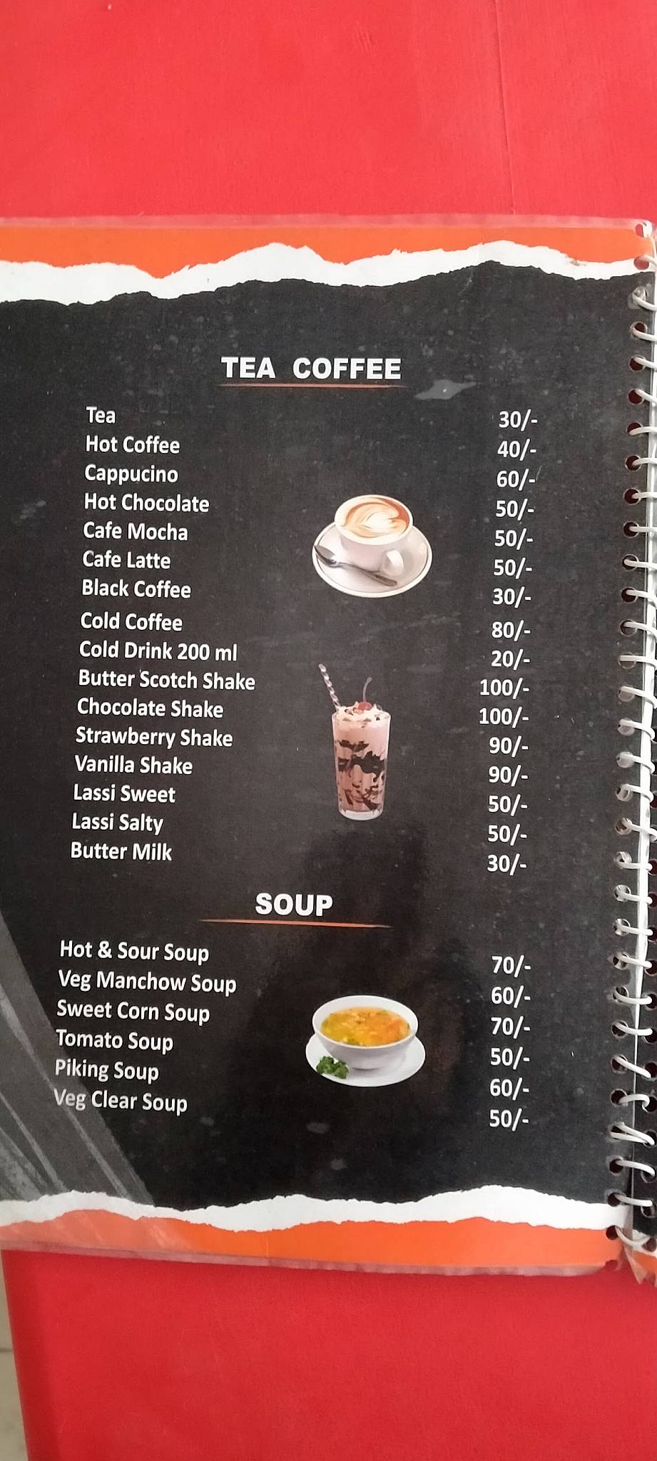Food planet menu
