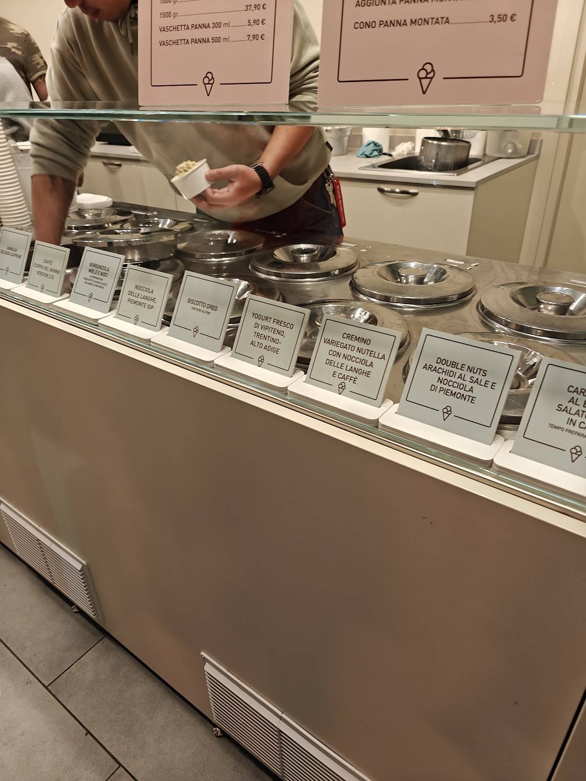Menu di Gelateria Lab 