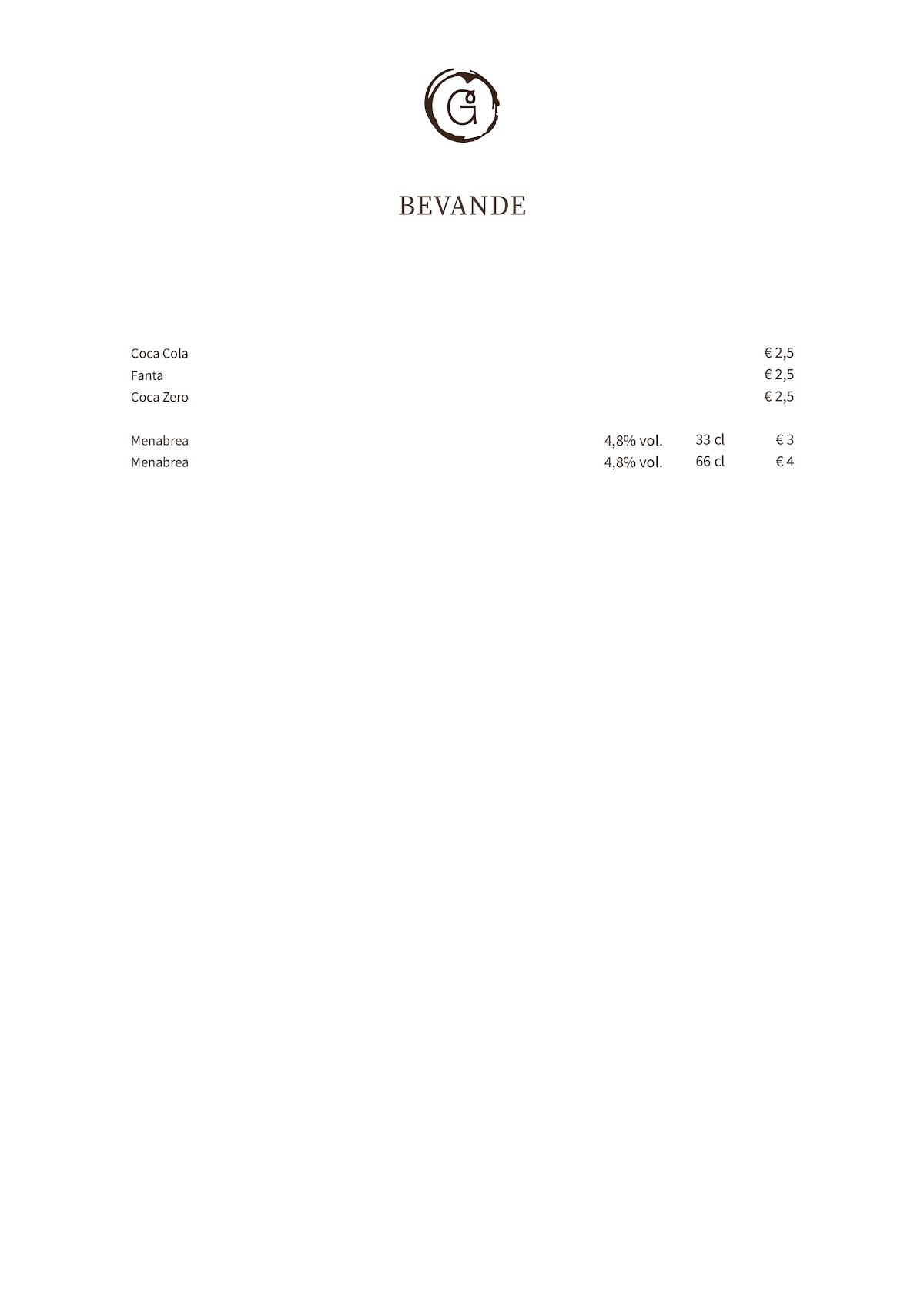 Menu di Giampà 