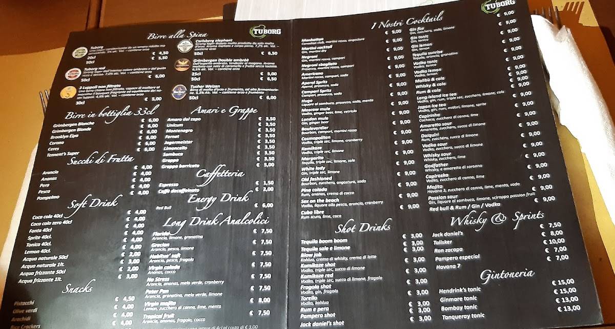 Menu di Habituè 