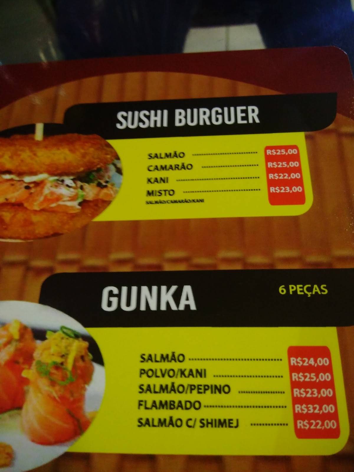 Sushi Haddock Expresso cardápio