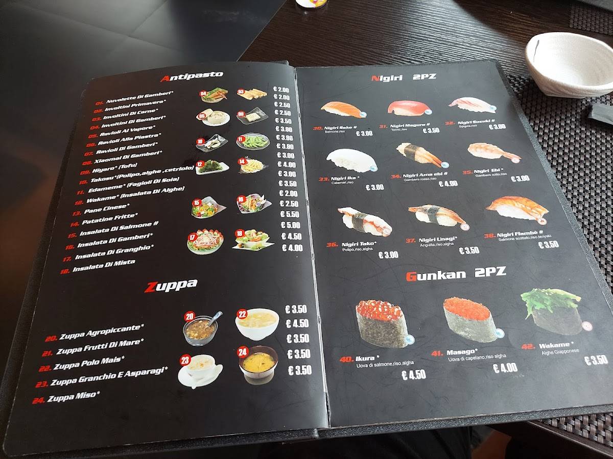 Menu di Han Ristorante giapponese cinese 