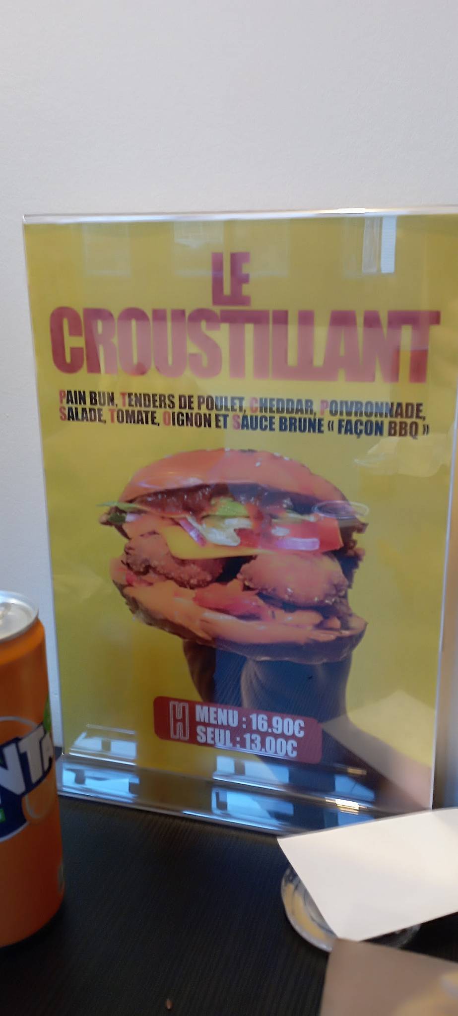 Menu de Homies Burger