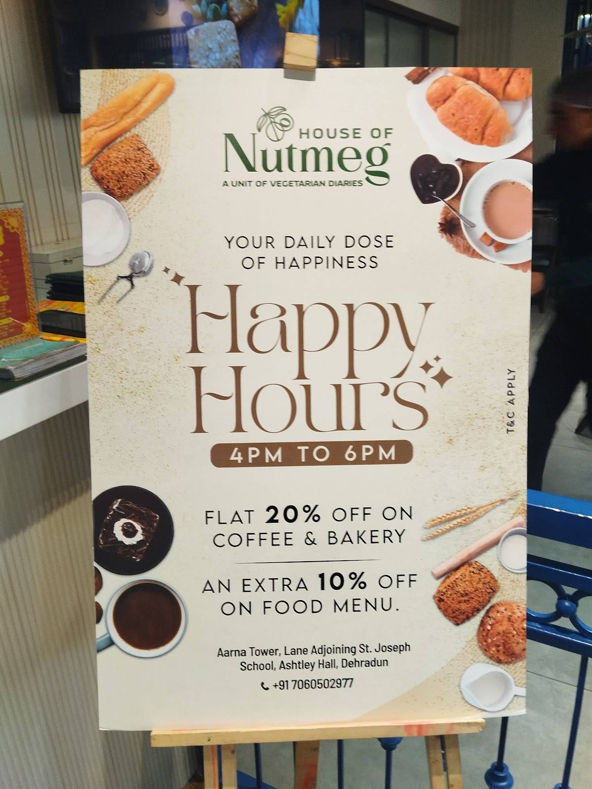 House of Nuttmeeg Aesthetic & Best Vegetarian Restaurant Dehradun menu