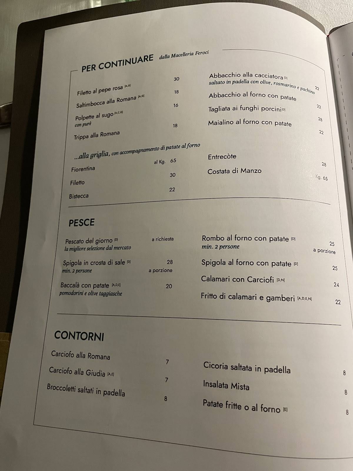 Menu di Il Ciociaro 
