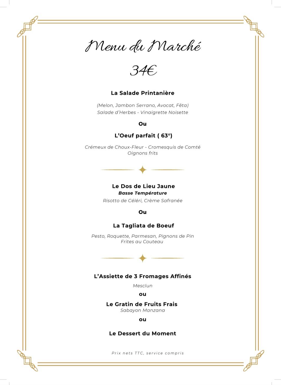 Menu de Ipso Facto