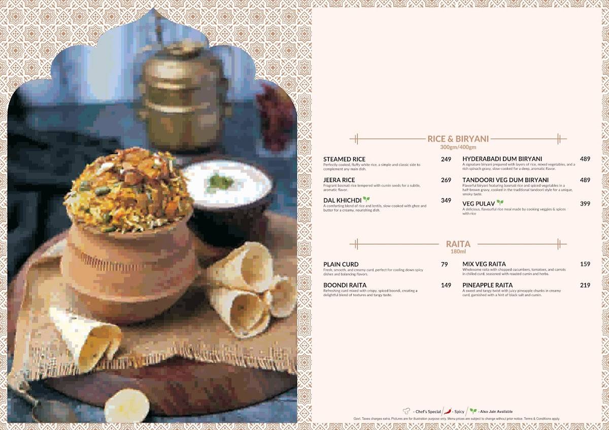 Kake Di Hatti - Gandhinagar menu