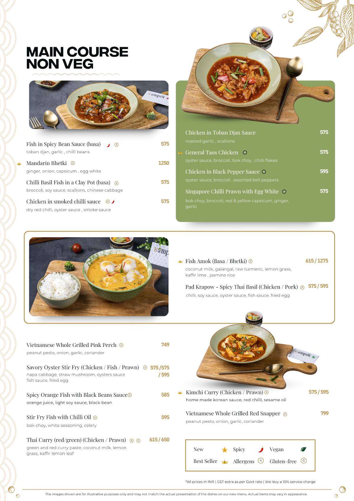Kampot Pan Asian Restaurant Bellandur menu