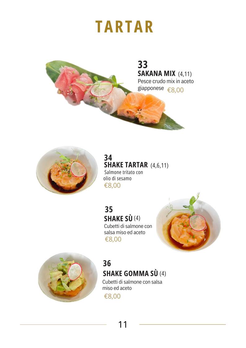 Menu di Kujira Sushi Restaurant 