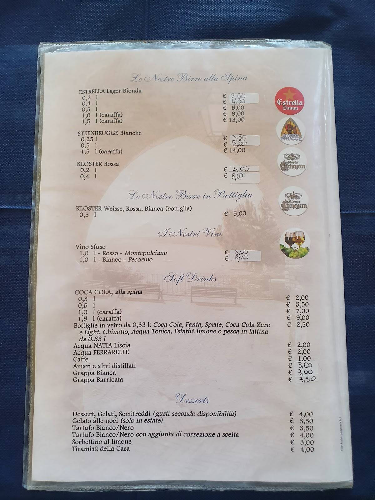 Menu di La Locanda Di Porta Catena 