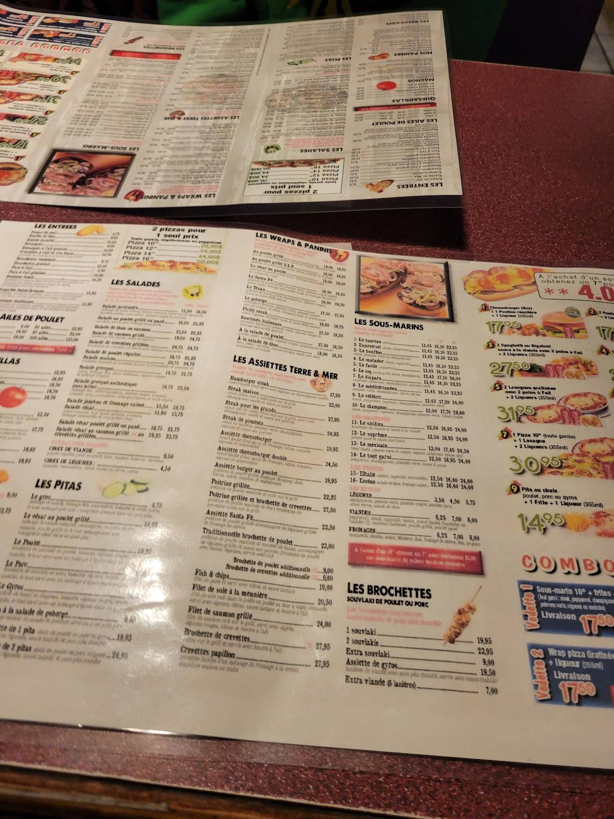 Menu de Restaurant La Rumeur