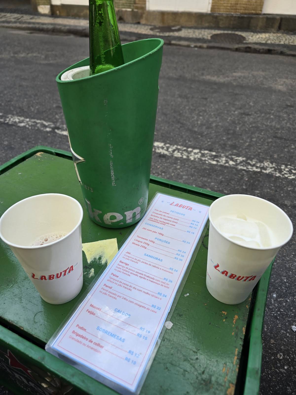 Labuta Bar cardápio