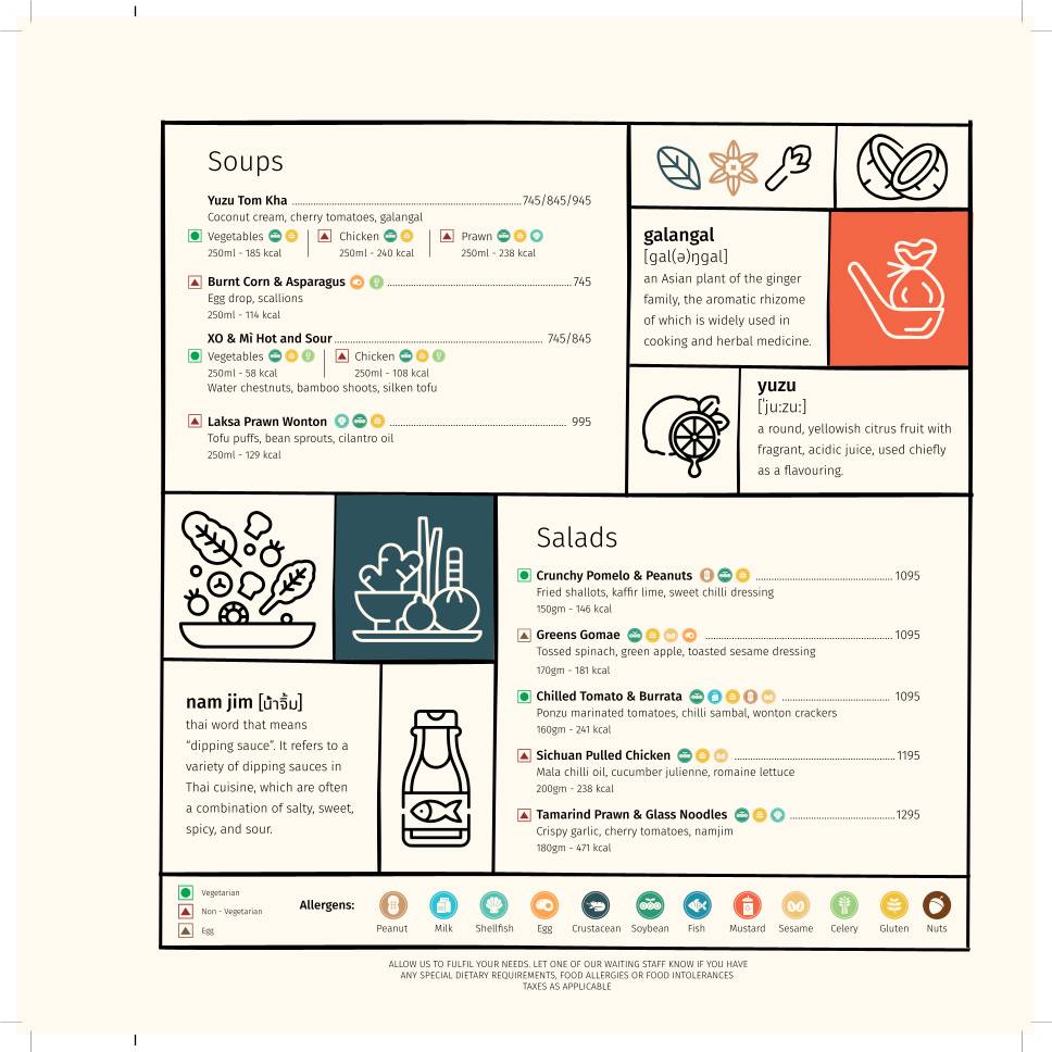 Xo & Mi @ Le Belvedere menu