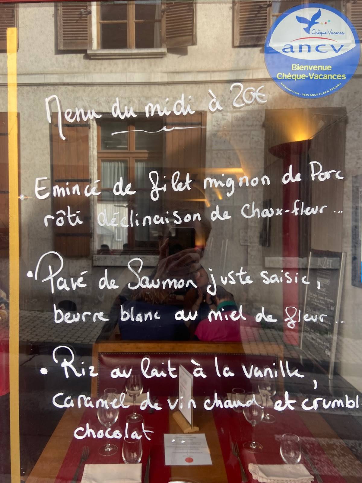 Menu de Les Banquettes Rouges