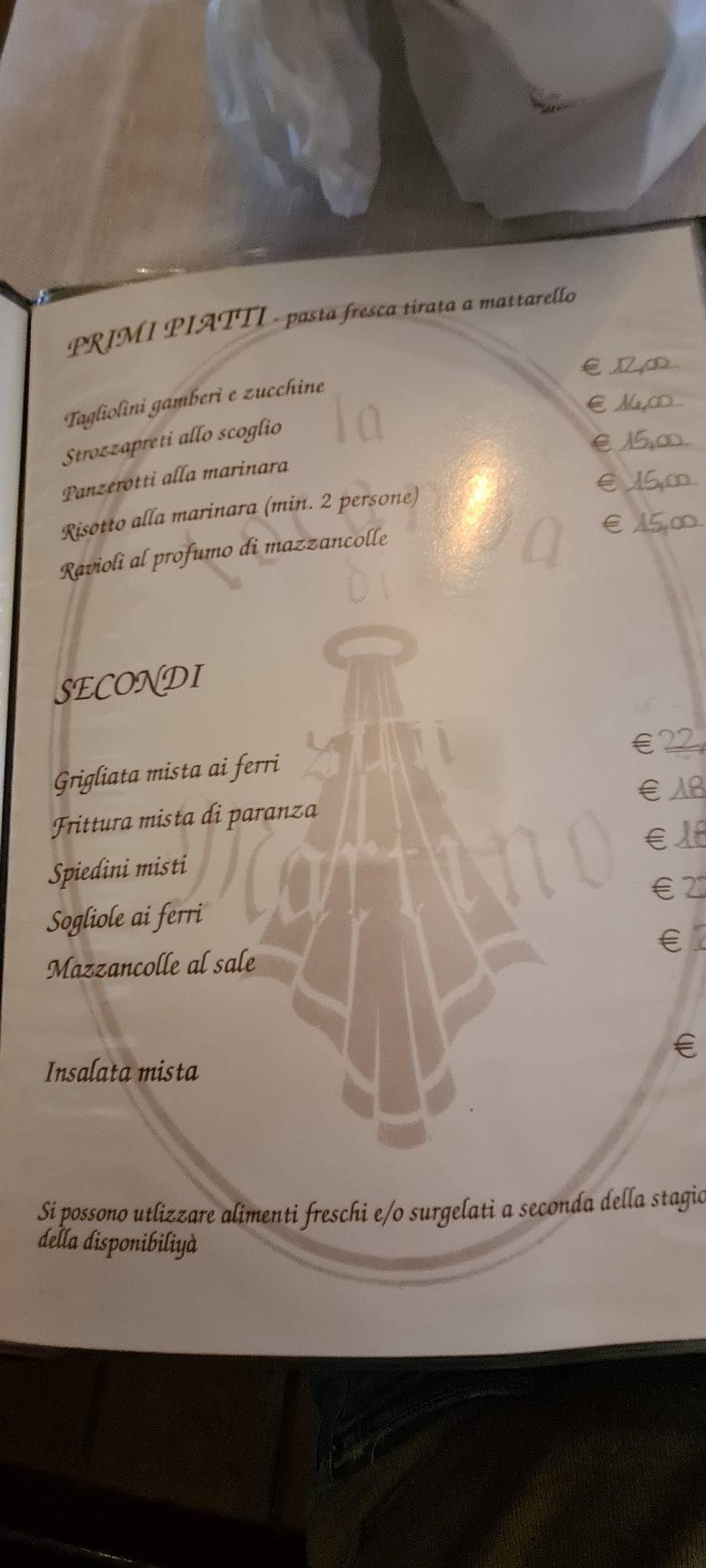 Menu di Locanda Di San Martino 