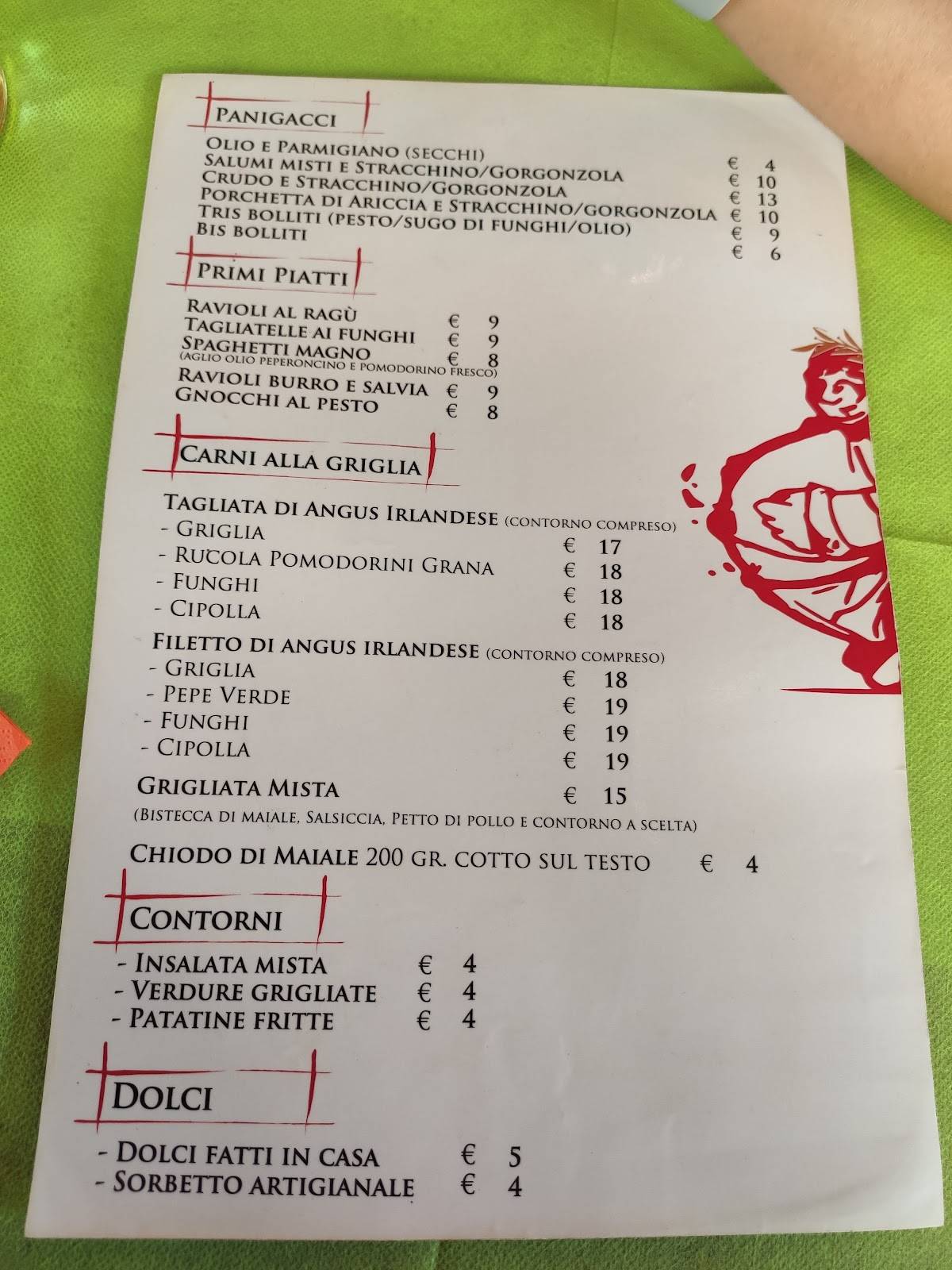 Menu di Locanda Magno 