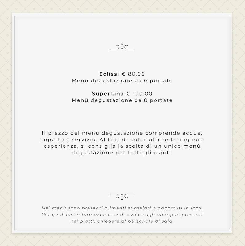 Menu di Luna Restaurant Licata 