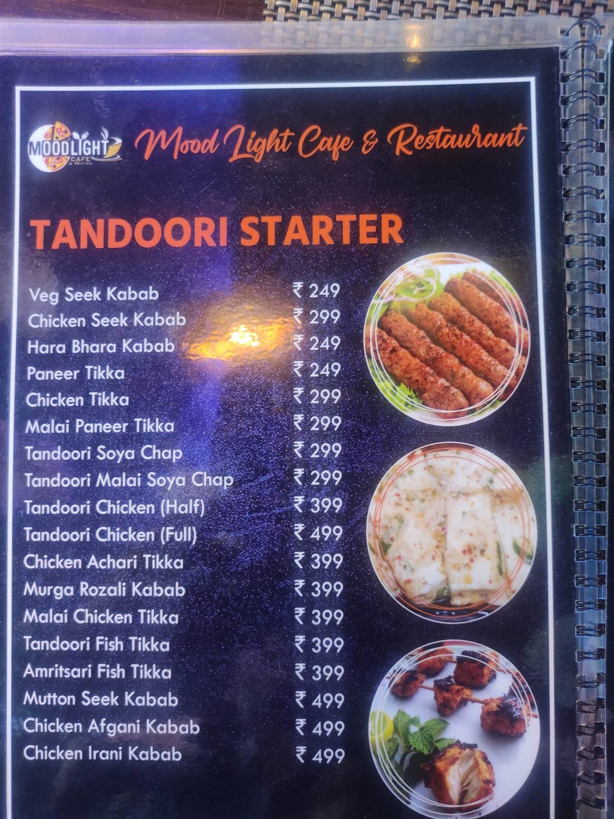 MOOD LIGHT CAFE menu