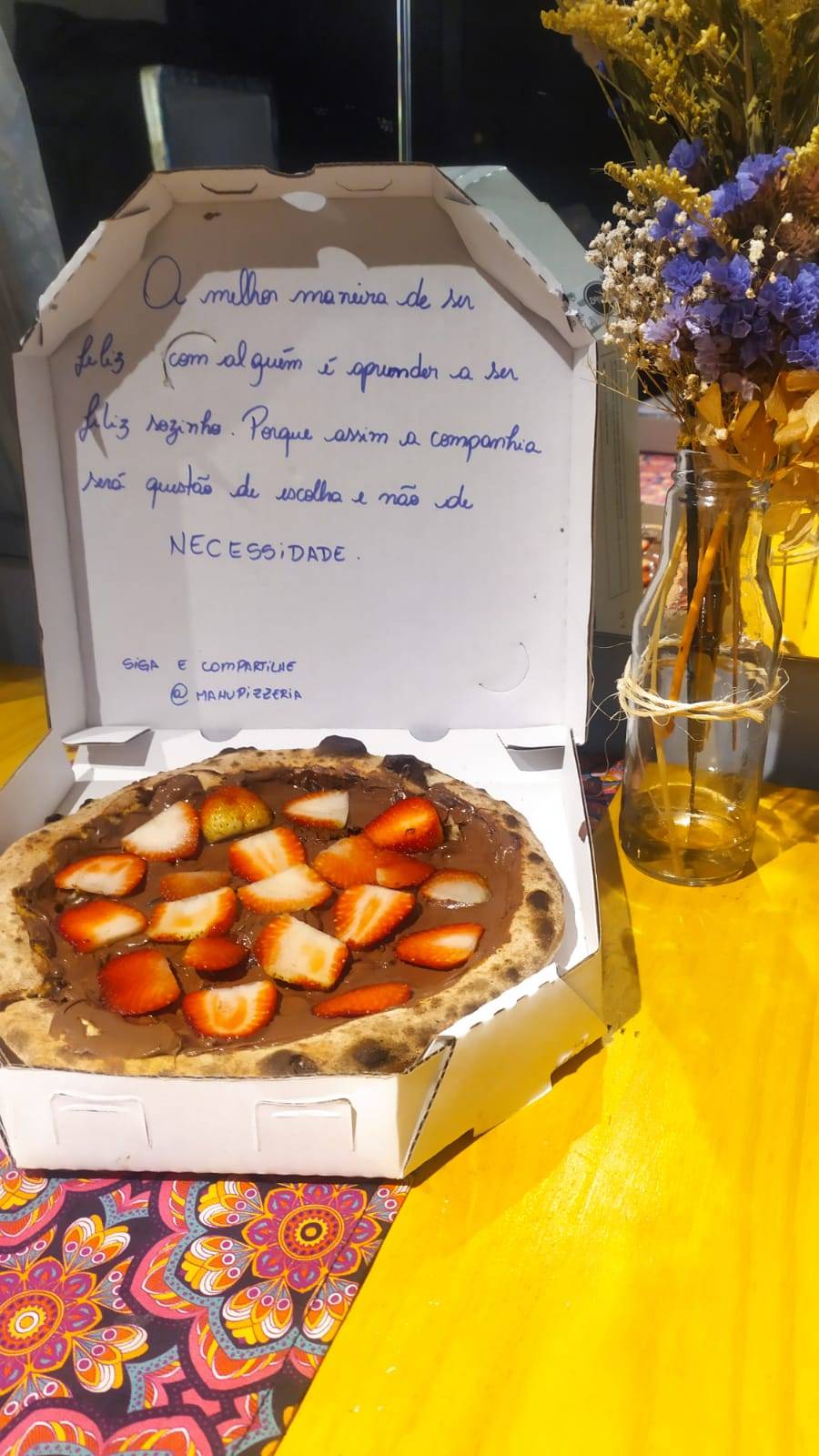 Mahu Pizzeria cardápio