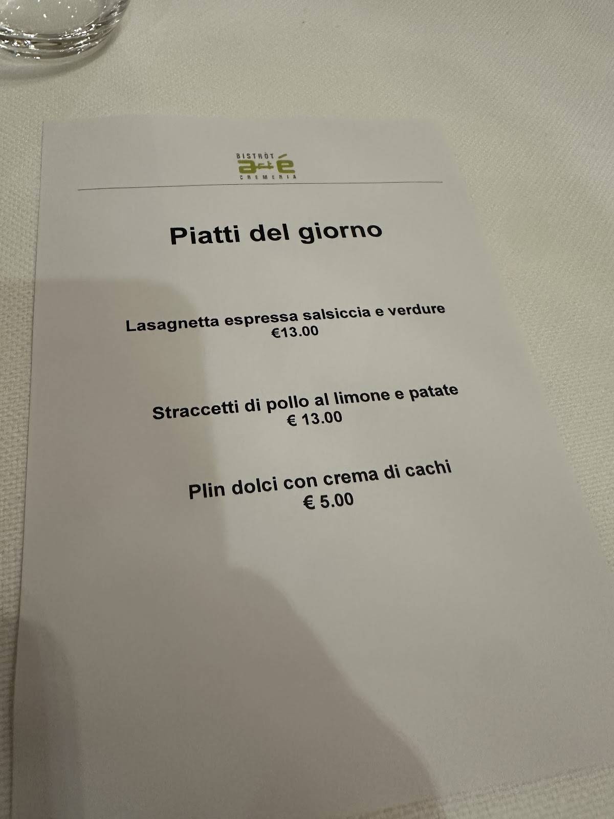 Menu di Marcelin 