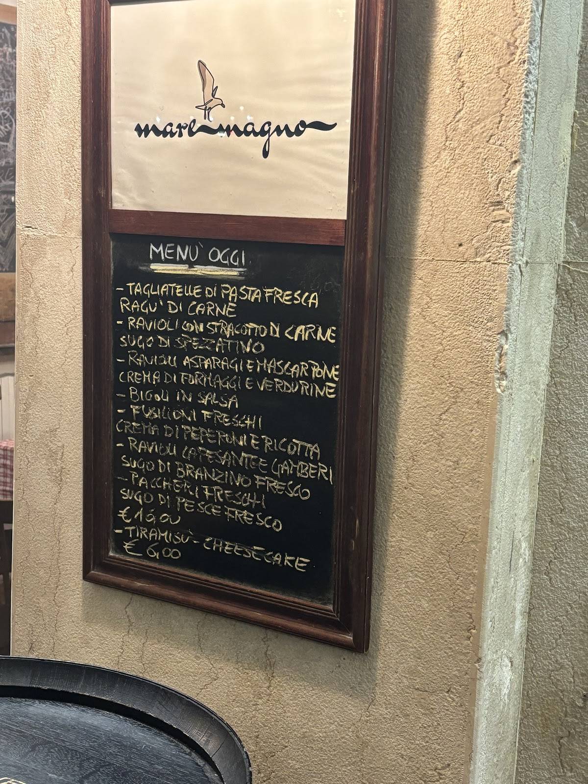 Menu di Mare Magno 