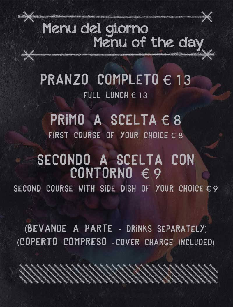 Menu di Melograno 