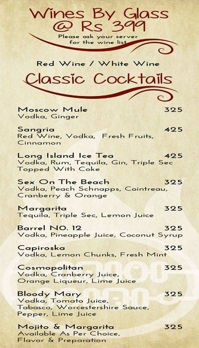 Metro Grill - Pitampura menu