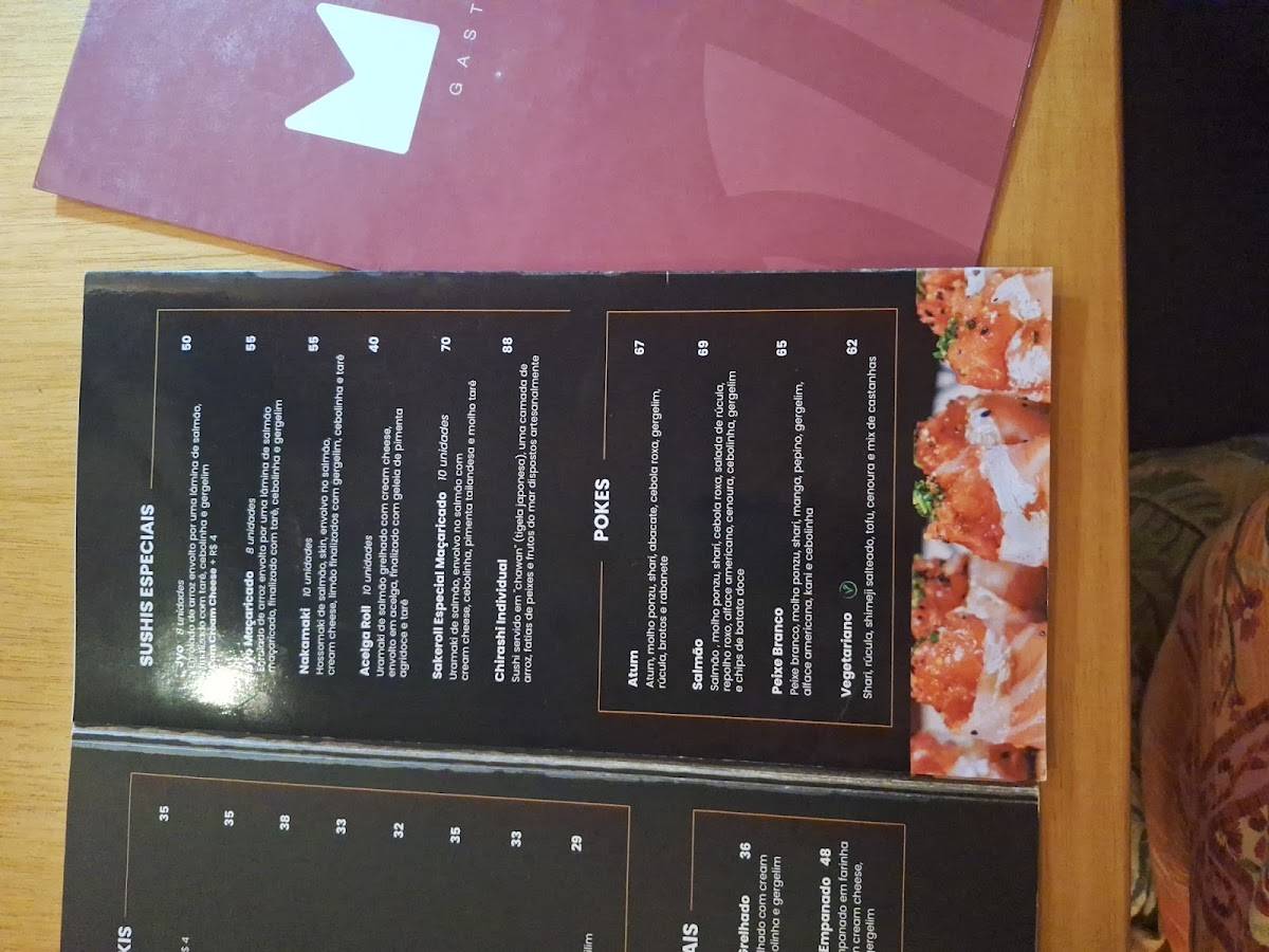 Moa Gastronomia cardápio