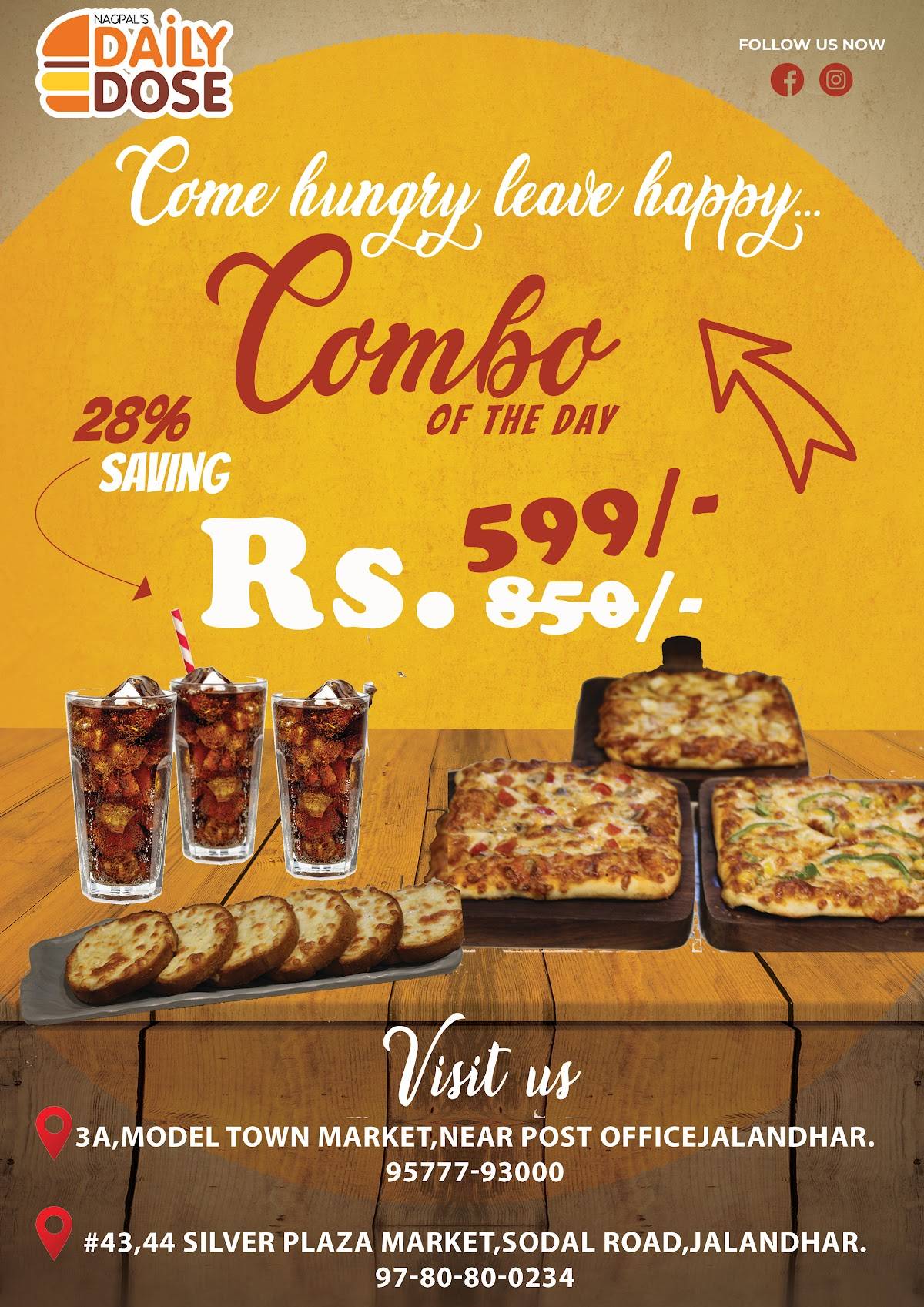 Nagpals Daily Dose menu