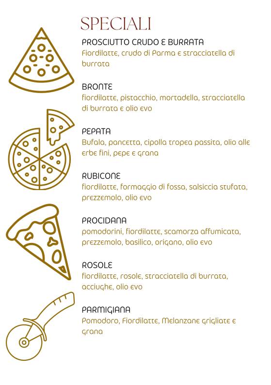 Menu di Osteria Pizzeria Montecavallo 