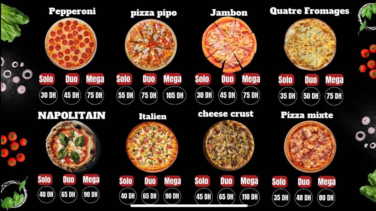 Menu de PIPO FOOD New